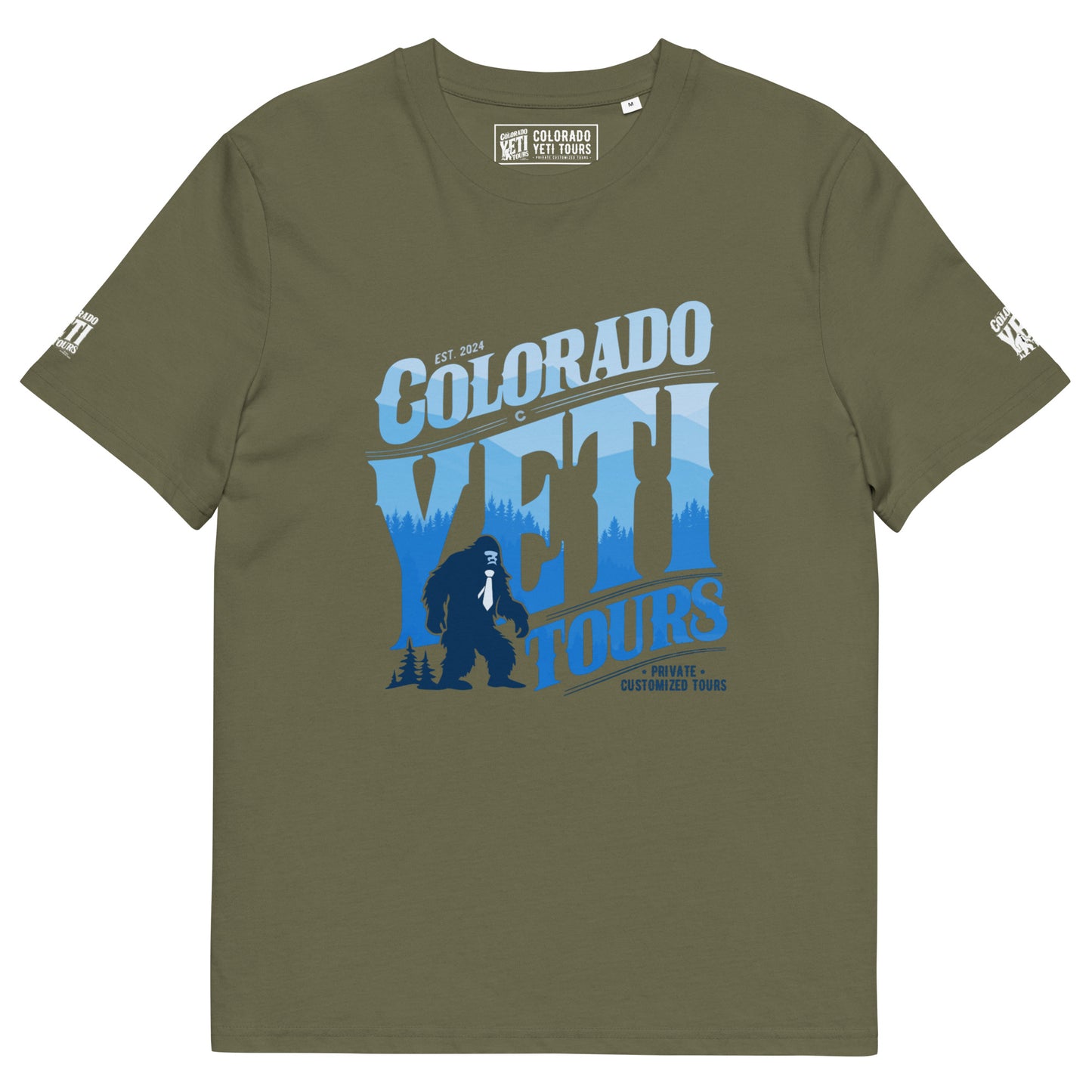 Colorado Yeti Tours | Unisex organic cotton t-shirt