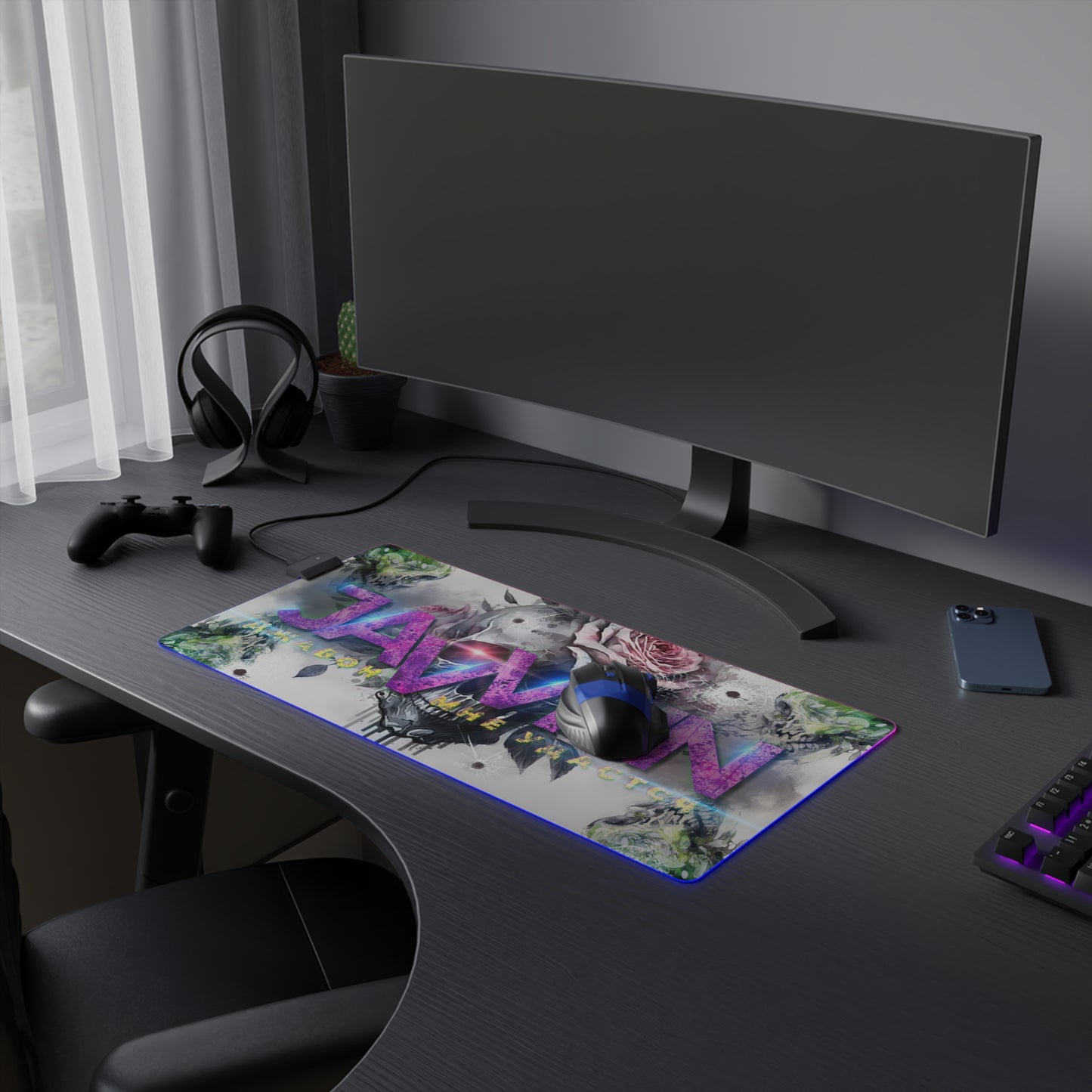 JAVVNN | LED Gaming Mouse Pad