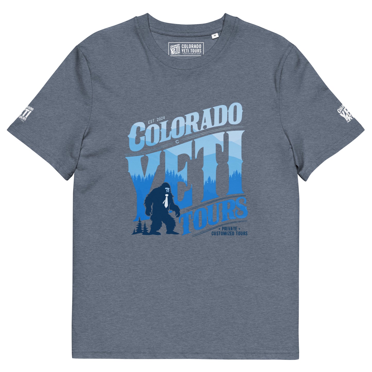 Colorado Yeti Tours | Unisex organic cotton t-shirt