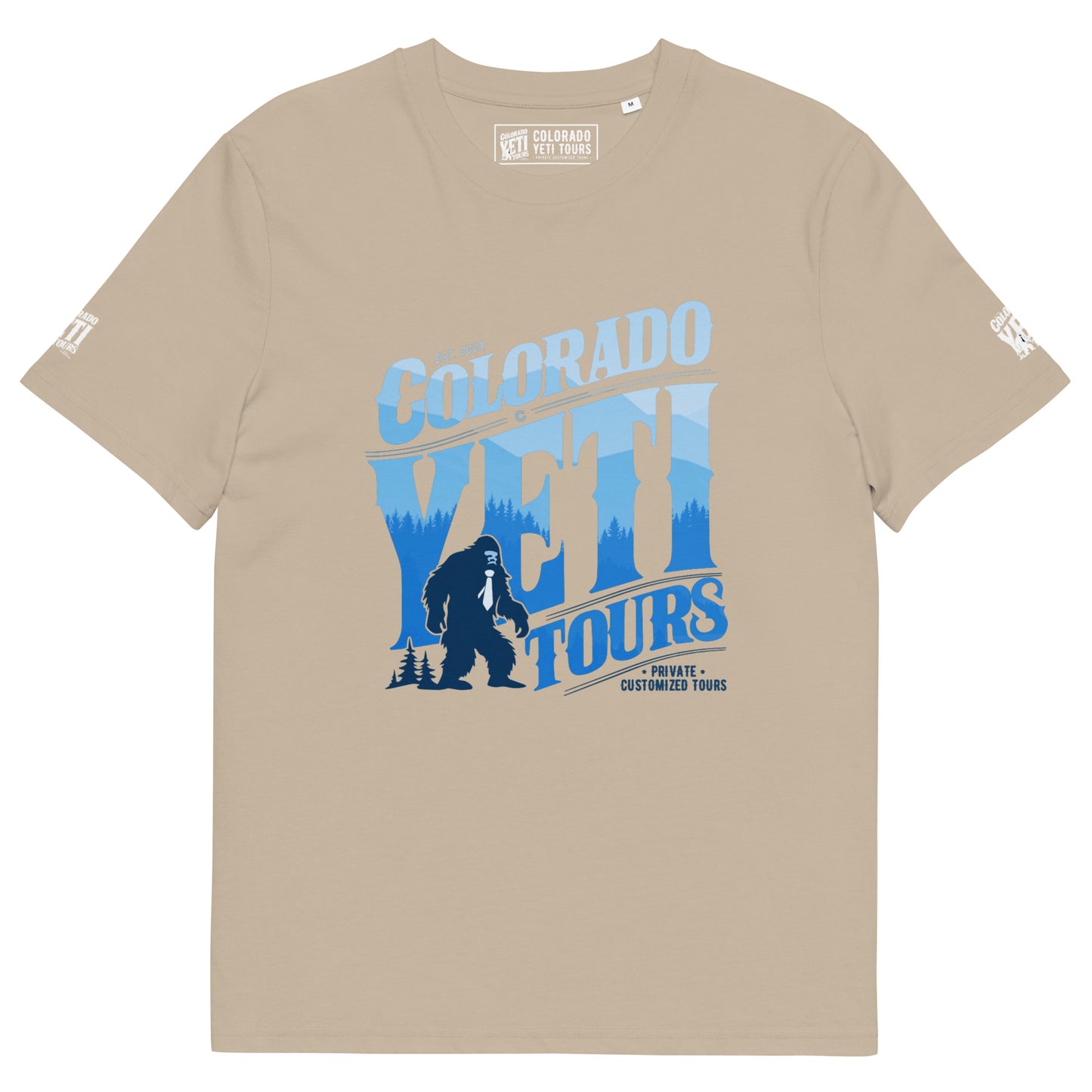 Colorado Yeti Tours | Unisex organic cotton t-shirt