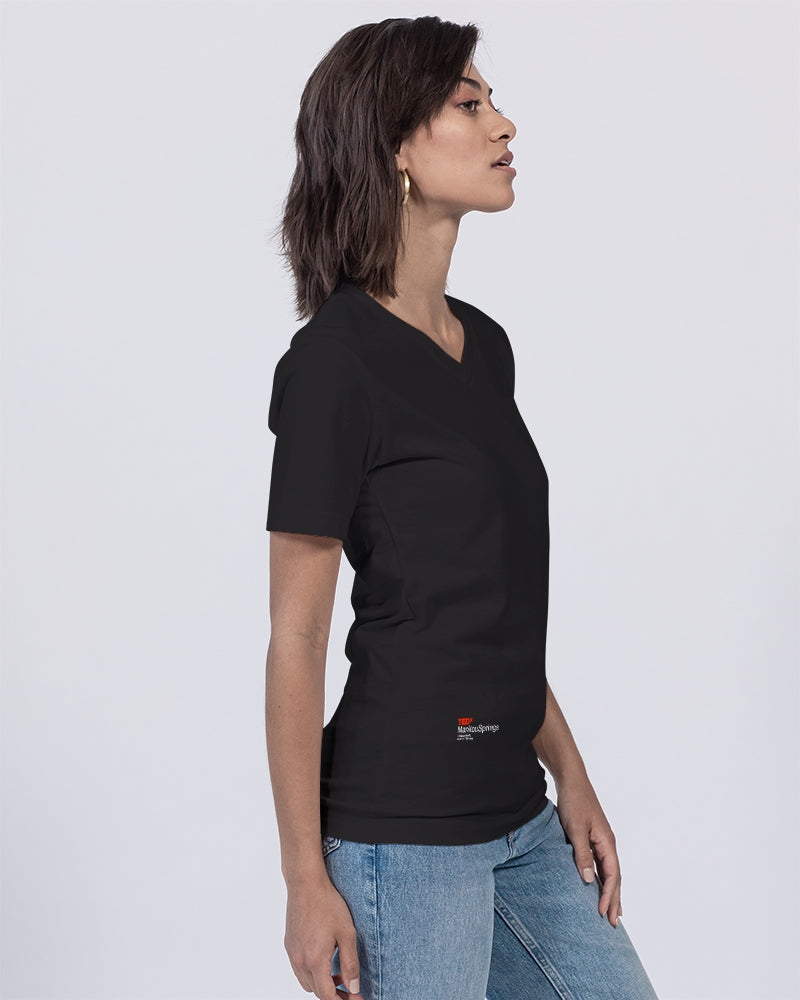 TEDx Manitou-Springs Unisex Jersey V-Neck Tee | Bella + Canvas